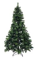 Artificial Christmas Tree with LEDs - 210cm, Green
