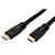 Câble HDMI High Speed avec Ethernet, connecteurs dorés, noir, 20 m