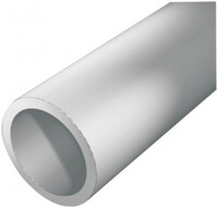 Rundrohr Ø 10 mm 2000 mm Aluminium silberfarbig