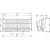 Skizze zu VS Schuhablage Kippfront 557 mm Stahldraht kunststoffbeschichtet silber