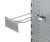 Osłonka na etykiety cenowe / Osłonka wahadłowa do haków na ściany perforowane | 39 mm 110 mm