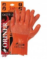 Rękawice ocieplane Reis ORINER, rozmiar 9, pomarańczowy
