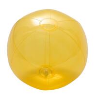 Artikelbild Wasserball "Midi", transparent, transparent-gelb