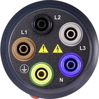 ADAPTATEUR DE MESURE[MÂLE CEE 32 A 5 PÔLES -FEMELLE 4 MM ] VOLTCRAFT;VMA-3L 32;GRIS FONCÉ, ROUGE VC-8466260