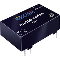 ALIMENTATION CA/CC POUR CIRCUITS IMPRIMÉS RECOM RAC03-24SC 24 V/DC 0.125 A 3 W 20000816