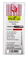 Pica 4031P Estuche con 10 minas Dry (Rojo)