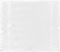 Seiftuch Meco; 30x30 cm (BxL); weiß; 5 Stk/Pck