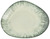 Teller flach Kuori organisch; 30x23.5 cm (LxB); weiß/grau/schwarz; organisch; 4