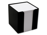Zettelbox 10x10x10cm schwarz