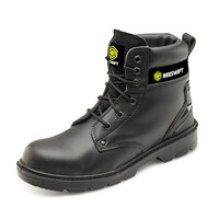 Beeswift Smooth Leather 6 inch Boot Black 06