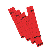 Ordnerrückenschild, kurz/schmal, 36 x 190 mm, rot, Polybeutel mit 10 Stück