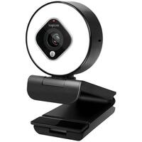 Logilink Webcam FHD 76° Dual-Mikro Autof. Ringlicht Stativ