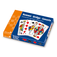carta.media Rommé – Bridge – Canasta Kartenspiel Familie