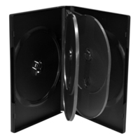 MediaRange BOX16 funda para discos ópticos Funda de DVD 6 discos Negro