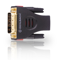 OEHLBACH HDMI/DVI Schwarz, Gold