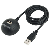LogiLink CU0013B câble USB Noir