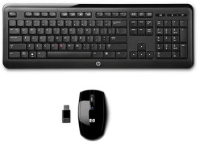 HP 697347-BB1 keyboard Mouse included RF Wireless Hebrew Black