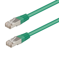 WP WPC-PAT-5F005G cavo di rete Verde 0,5 m Cat5e F/UTP (FTP)