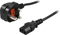 PowerWalker 91010029 power cable Black 1.8 m BS 1363 C13 coupler