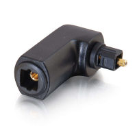 C2G Velocity Right Angle Toslink Adapter Schwarz