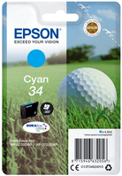 Epson Golf ball C13T34624020 tintapatron 1 dB Eredeti Standard teljesítmény Cián