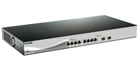 D-Link DXS-1210-10TS łącza sieciowe Zarządzany L2/L3 10G Ethernet (100/1000/10000) 1U Czarny, Srebrny