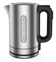 Silva Schneider KL-T 2200 electric kettle 1.7 L 2200 W Black, Stainless steel