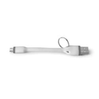 Celly USBMICROKEYWH cavo USB 0,12 m USB A Micro-USB A Bianco