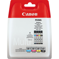 Canon CLI-581 Multipack tintapatron Eredeti Fekete, Cián, Magenta, Sárga