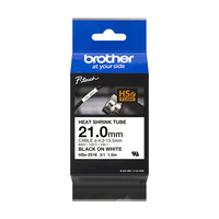 Brother HSE-251E label-making tape Black on white