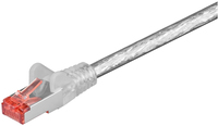 Goobay 93567 cable de red Transparente 5 m Cat6 S/FTP (S-STP)