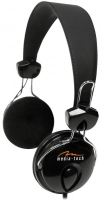 Media-Tech MT3505 fejhallgató és headset Vezetékes Hívás/zene Fekete