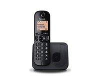 Panasonic KX-TGC 210 PDB DECT telefon Fekete Hívóazonosító