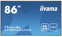 iiyama Prolite LH8642UHS-B1 2.17 m (85.6") IPS 500 cd/m² 4K Ultra HD Built-in processor Android 8.0 18/7