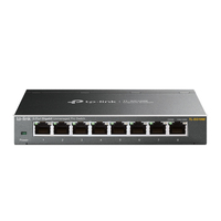 TP-Link TL-SG108E switch di rete Gestito L2 Gigabit Ethernet (10/100/1000) Nero