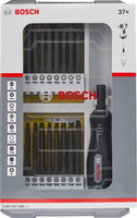 Bosch Extra Hard-schroefbitset met handvatten, 37-delig