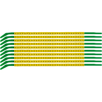 Brady SCNG-09-5 cable marker Black, Yellow Nylon 300 pc(s)