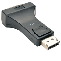 Tripp Lite P134-000-DVI-V2 cambiador de género para cable DisplayPort DVI-I Negro