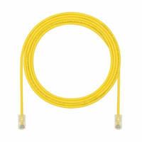Panduit Cat6, 0.5m networking cable Yellow U/UTP (UTP)