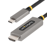StarTech.com Câble Adaptateur USB-C vers HDMI de 2m, 8K 60Hz/4K 144Hz, HDR10 - Cordon USB Type-C vers HDMI 2.1 - Compatible USB-C DP Alt Mode/USB4/Thunderbolt 3/4 - Câble de Con...