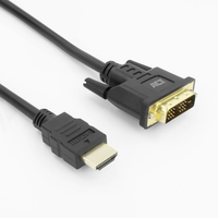 ACT AK3734 video kabel adapter 1 m HDMI Type A (Standaard) DVI-D Zwart