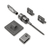 Kensington Desktop & Peripherals Locking Kit - Administrator-only access – (Single Key)