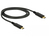 DeLOCK 83661 USB cable 1 m USB 3.2 Gen 2 (3.1 Gen 2) USB C Black