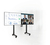 B-Tech BT8517 190,5 cm (75") Fekete, Ezüst