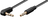 Microconnect AUDLL05A câble audio 0,5 m 3,5mm Noir
