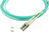 BlueOptics 050502K512000001M Glasvezel kabel 1 m 2x LC LC/APC OM3 Groen