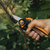 Fiskars X-Series P941 pruning shears Anvil Black, Orange