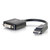 C2G 8in DisplayPort™ mannelijk naar Single Link DVI-D vrouwelijke adapterconverter - Zwart
