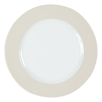 Teller flach 31,5 cm - Form: Table Selection -, Dekor 68567 creme - aus