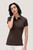 Damen Poloshirt MIKRALINAR®, schokolade, XS - schokolade | XS: Detailansicht 7